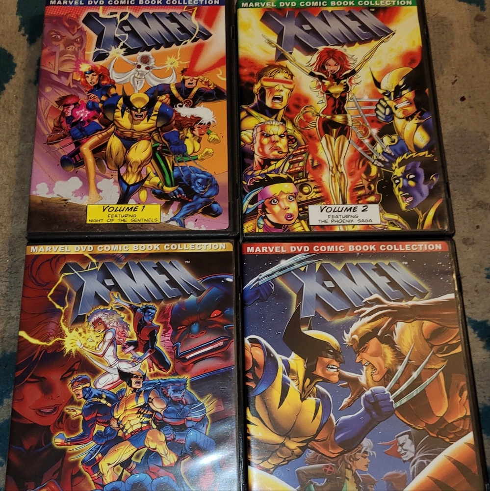 Collection of X-Men 1-4 DVDs!!
